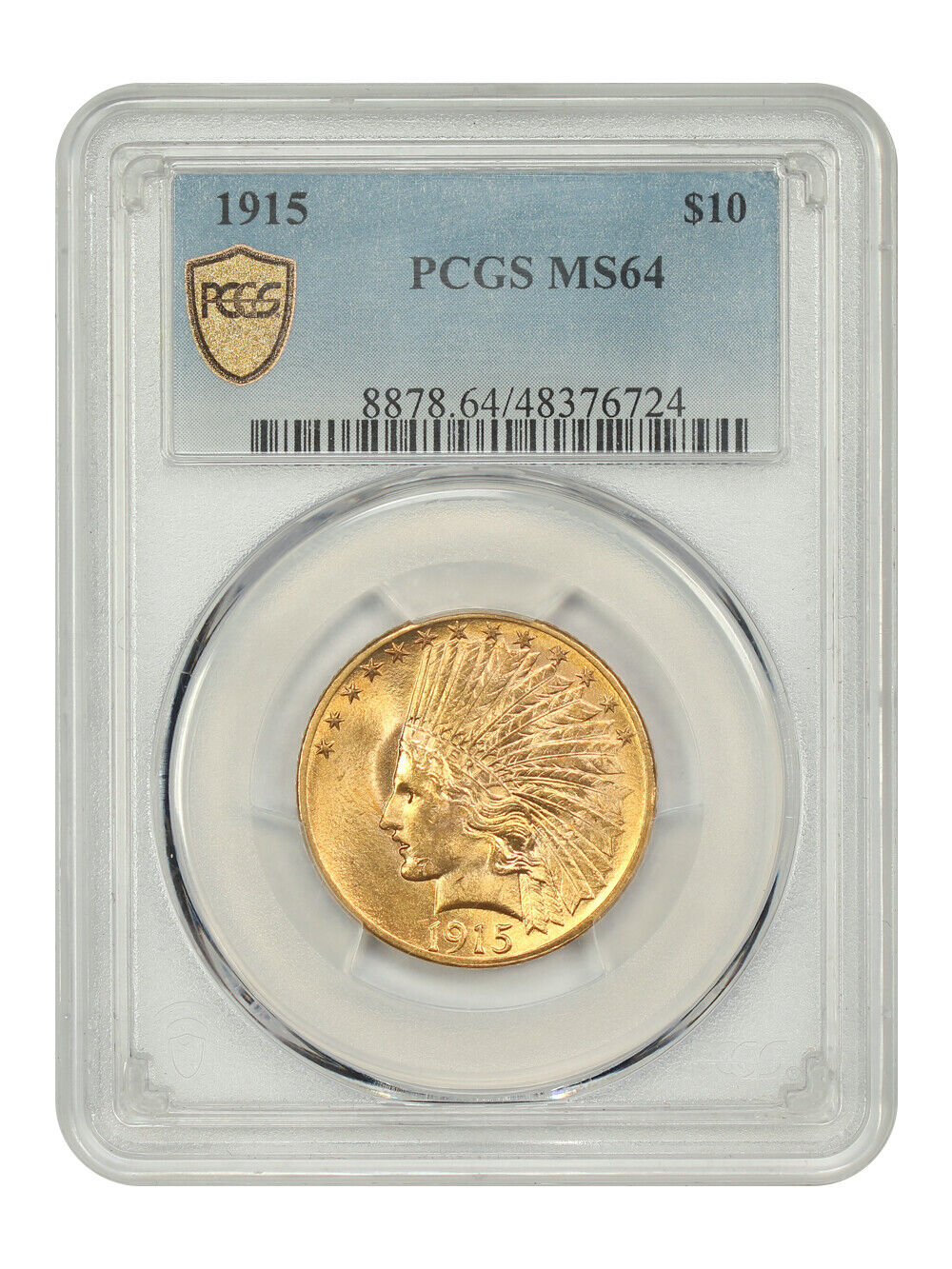 1915 $10 PCGS MS64 - Indian $10