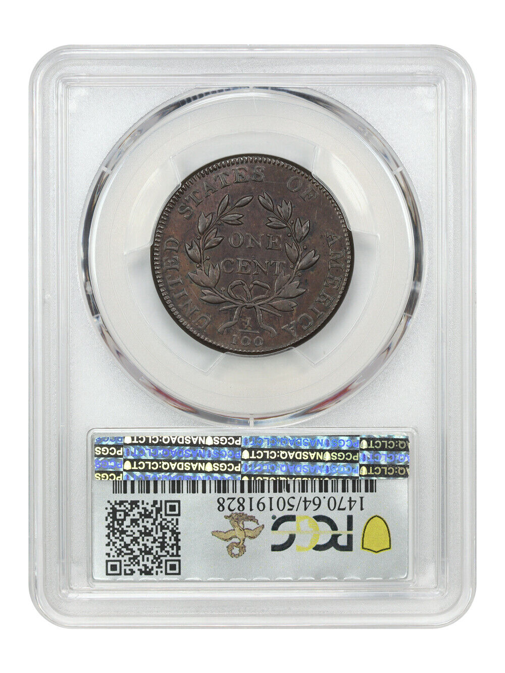 1802 1C PCGS MS64BN ex: D.L. Hansen