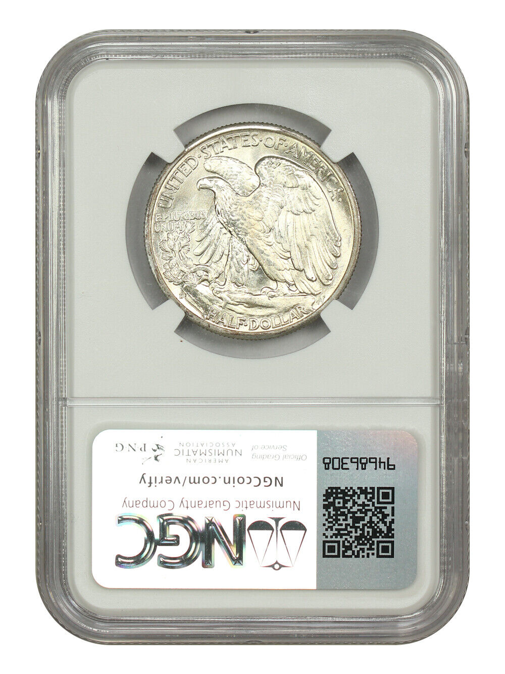 1943-D 50C NGC MS67 - Walking Liberty Half Dollar