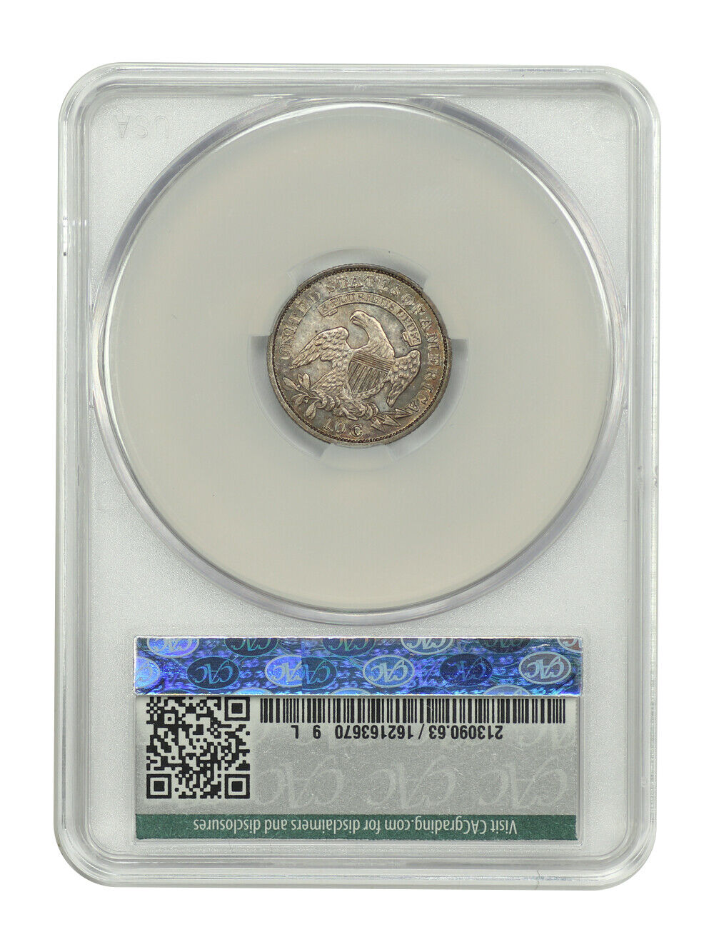 1830/29 10C CACG MS63 (JR-5, FS-301) ex: D.L. Hansen - Capped Bust Dime