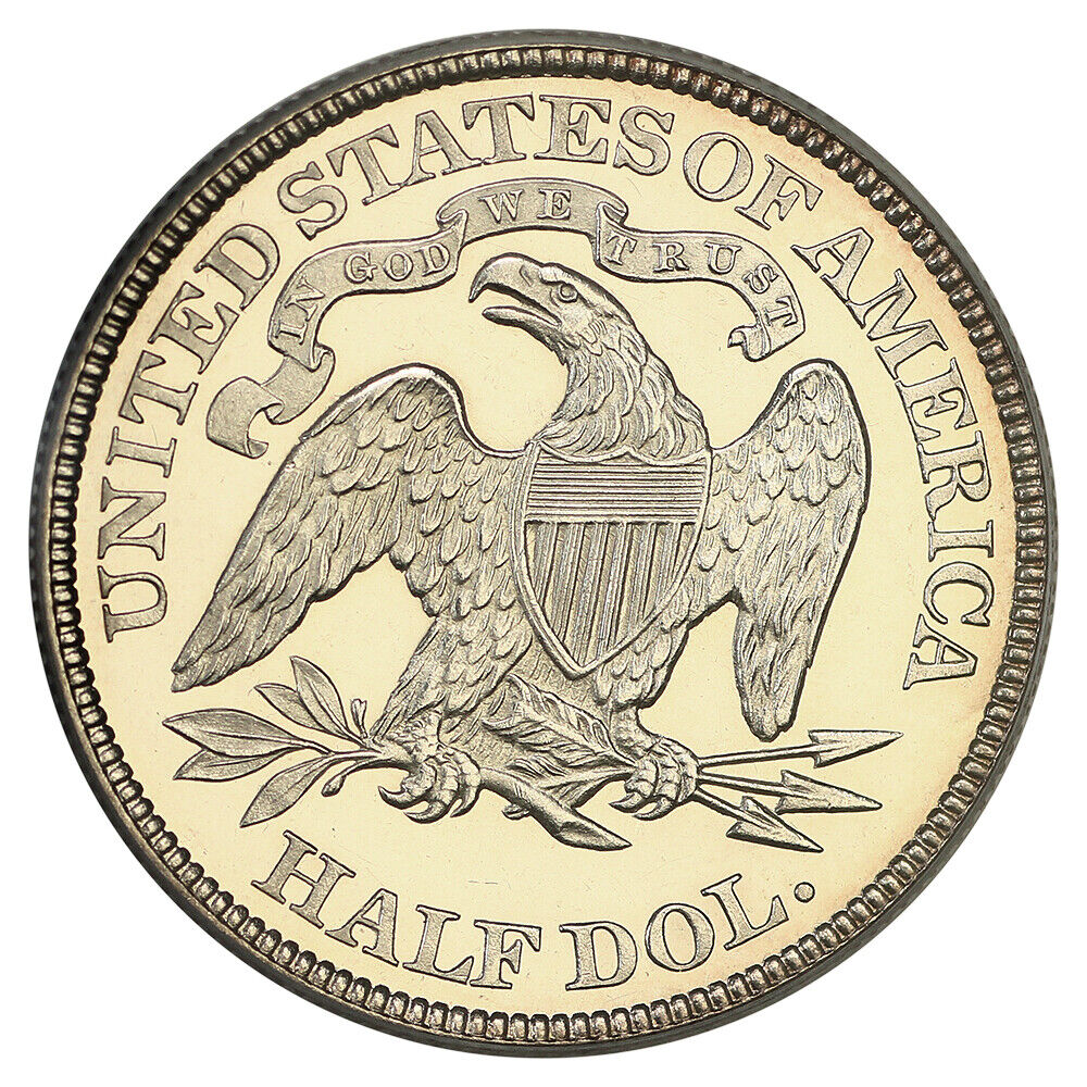 1890 50C PCGS PR62CAM - Liberty Seated Half Dollar