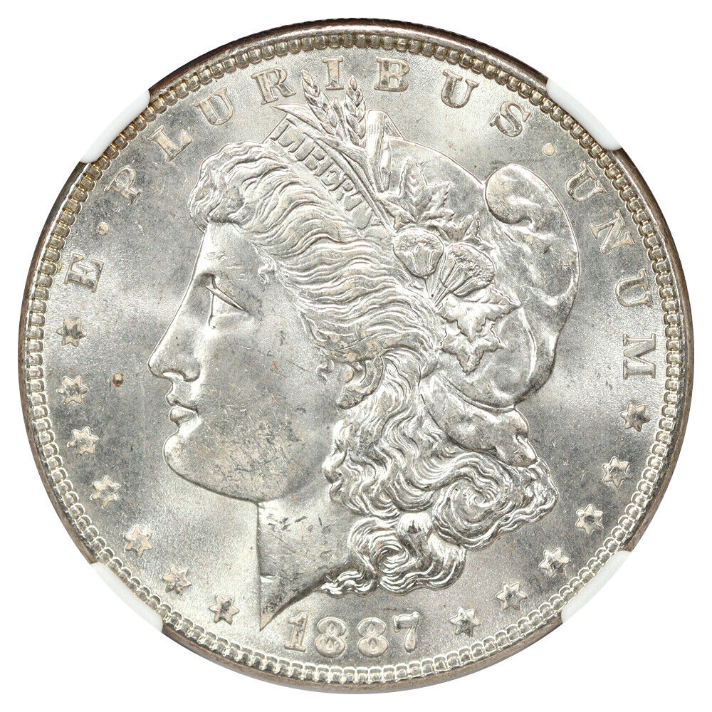 1887 $1 NGC MS67 - Morgan Dollar