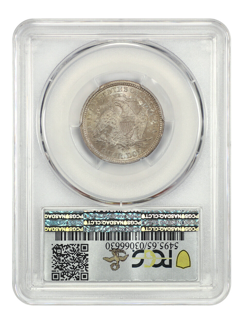 1874-S 25C PCGS MS65 (Arrows) ex: D.L. Hansen