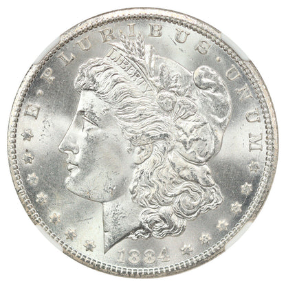 1884-CC $1 NGC MS66 - Morgan Dollar