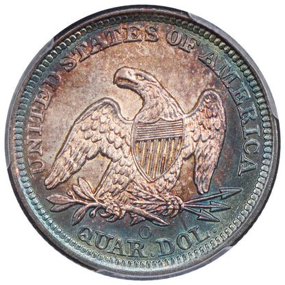 1858-O 25C PCGS MS64 ex: D.L. Hansen