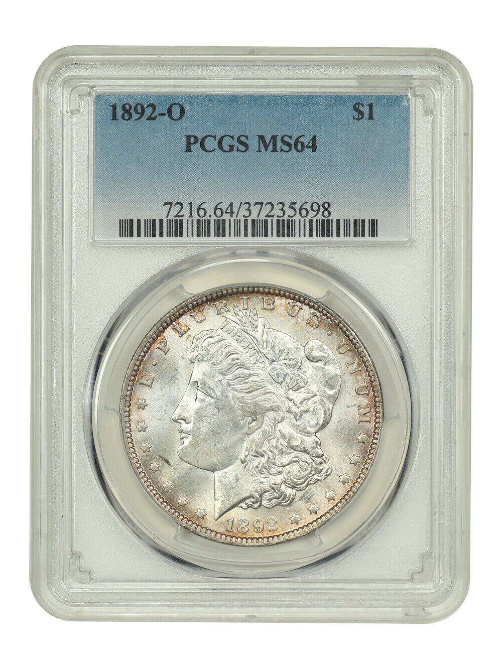 1892-O $1 PCGS MS64 - Morgan Dollar