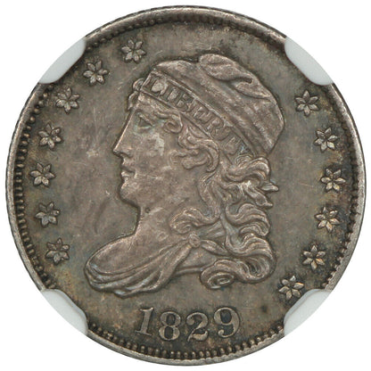 1829 H10C NGC MS63 - Capped Bust Half Dime