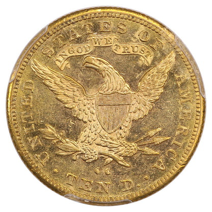 1884-CC $10 PCGS MS61 ex: D.L. Hansen