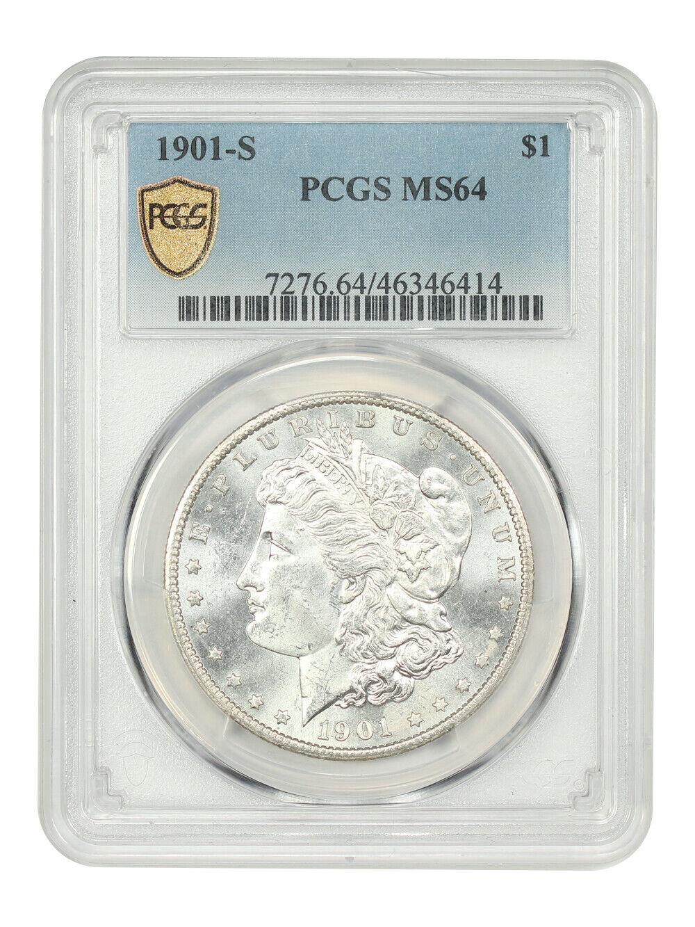 1901-S $1 PCGS MS64 - Morgan Dollar - Better Date S-Mint