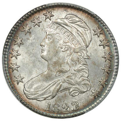 1823 50C PCGS MS62 (Patched 3) ex: D.L. Hansen