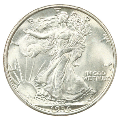 1936 50C PCGS MS66 - Walking Liberty Half Dollar