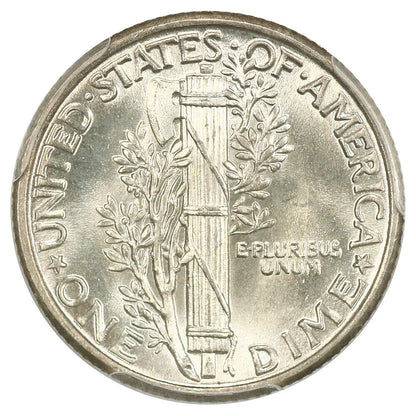 1927 10C PCGS MS66FB - Mercury Dime