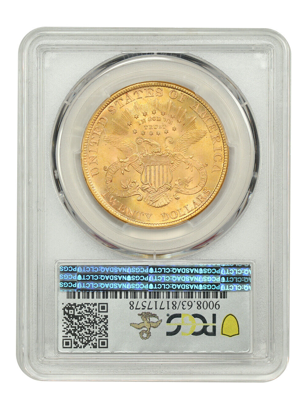 1888 $20 PCGS MS63 ex: D.L. Hansen/AWA - Liberty Head $20