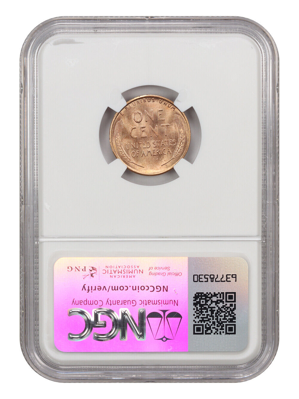 1950-S 1C NGC MS67RD