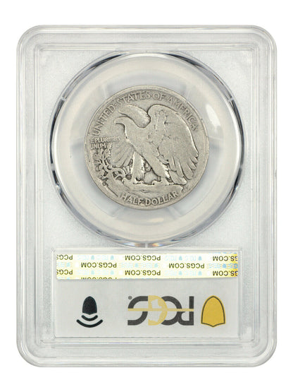 1921-S 50C PCGS VG8