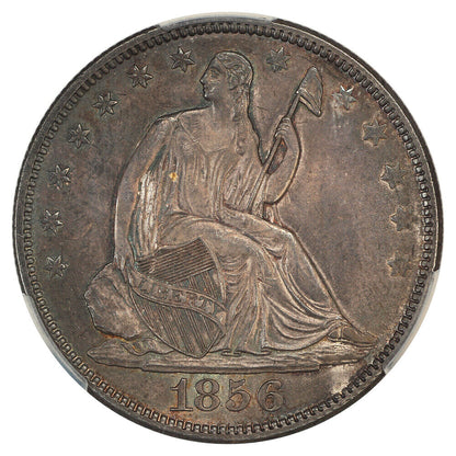 1856 50C CACG MS64 ex: D.L. Hansen - Liberty Seated Half Dollar