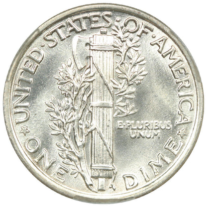 1925 10C CACG MS67 - Mercury Dime - Superb Gem