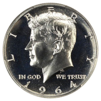 1964 50C PCGS PR67 (Accented Hair) - Kennedy Half Dollar - Popular Variety