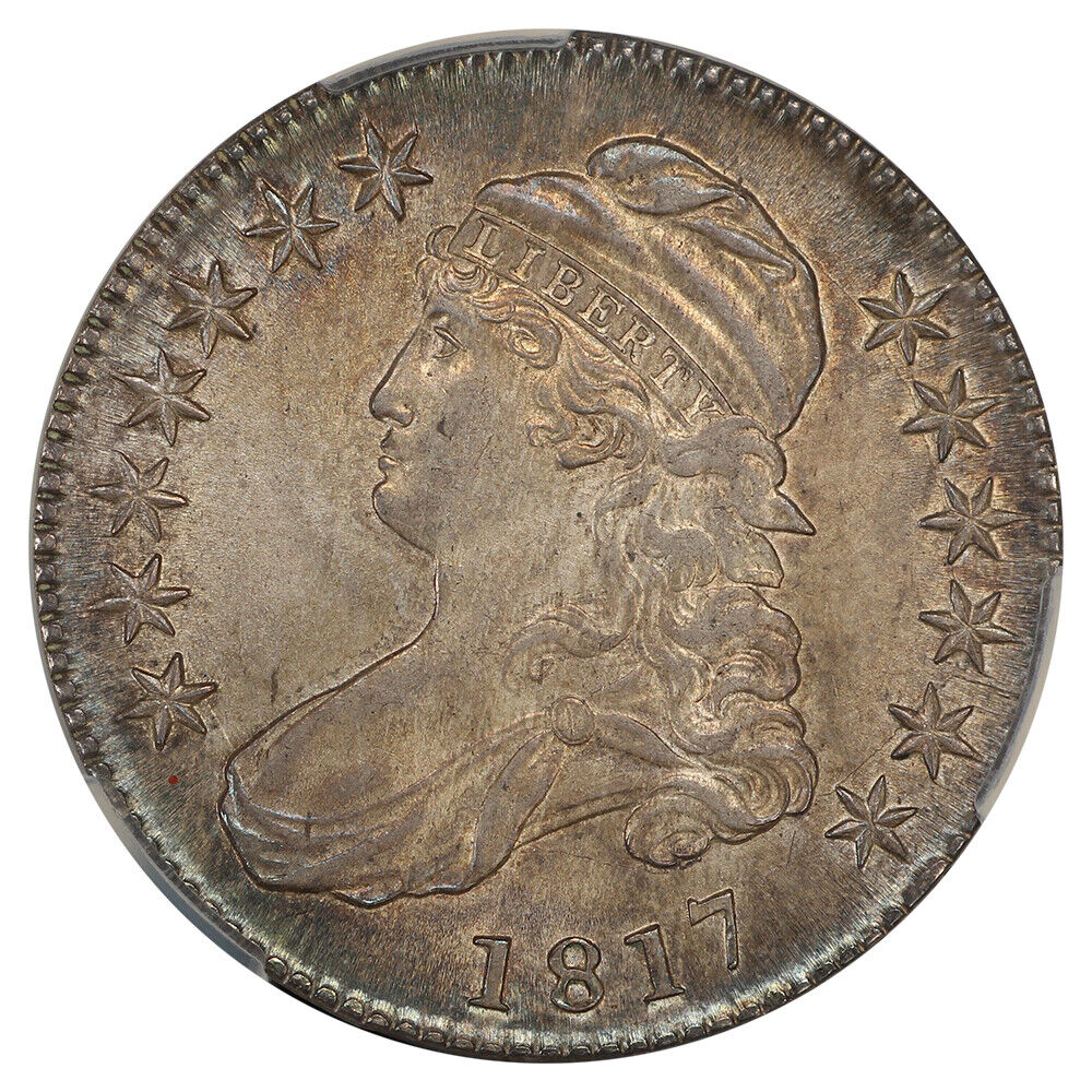 1817 50C CACG MS63+ ex: D.L. Hansen - Capped Bust Half Dollar