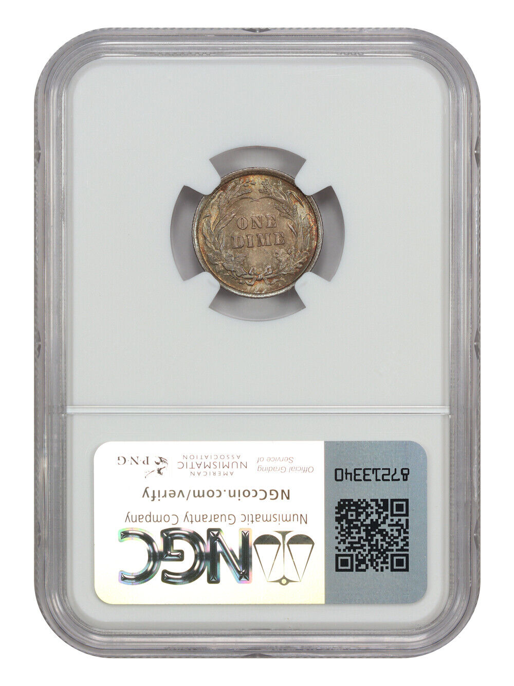 1898 10C NGC MS67 - Barber Dime