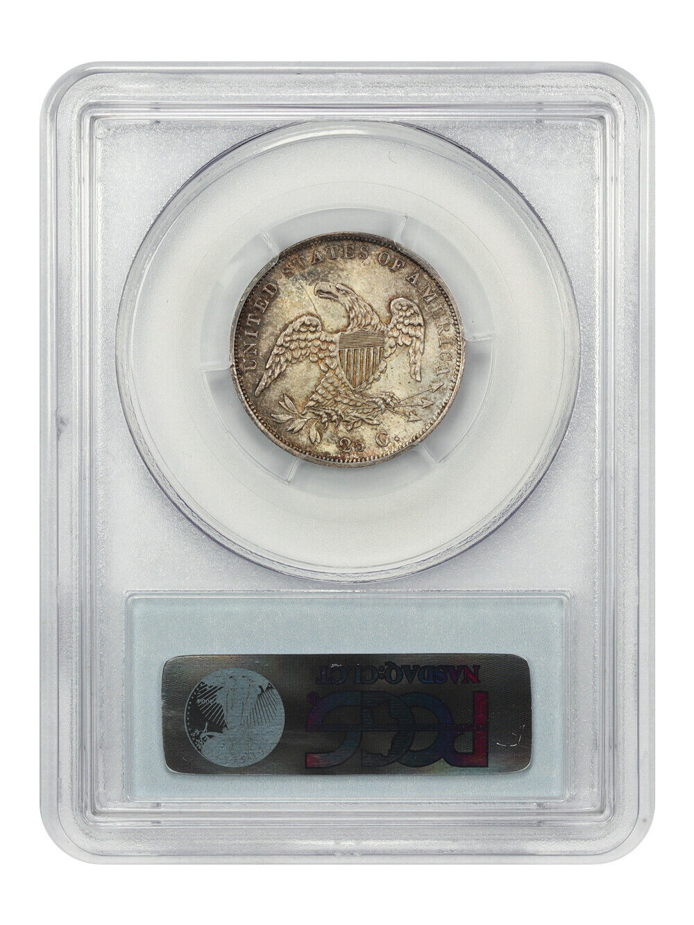 1836 25C PCGS/CAC MS64+