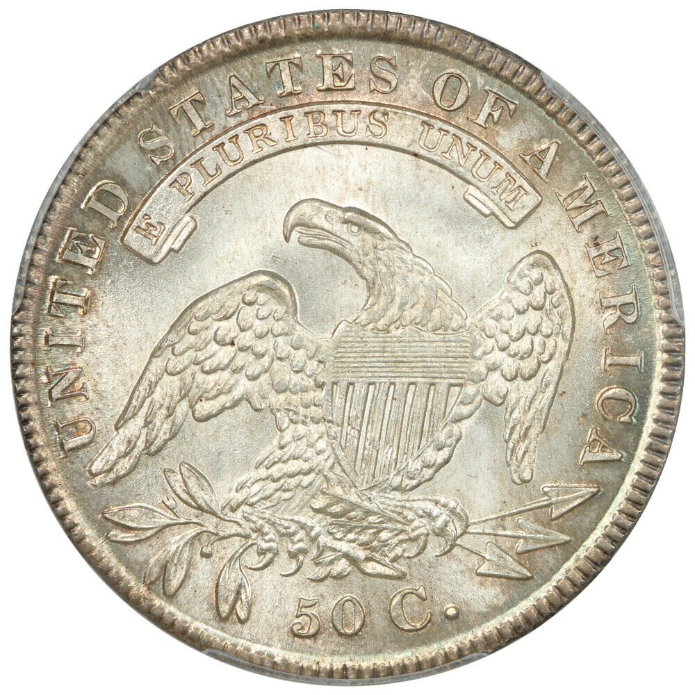 1836 50C PCGS MS65 (O-102, Lettered Edge)