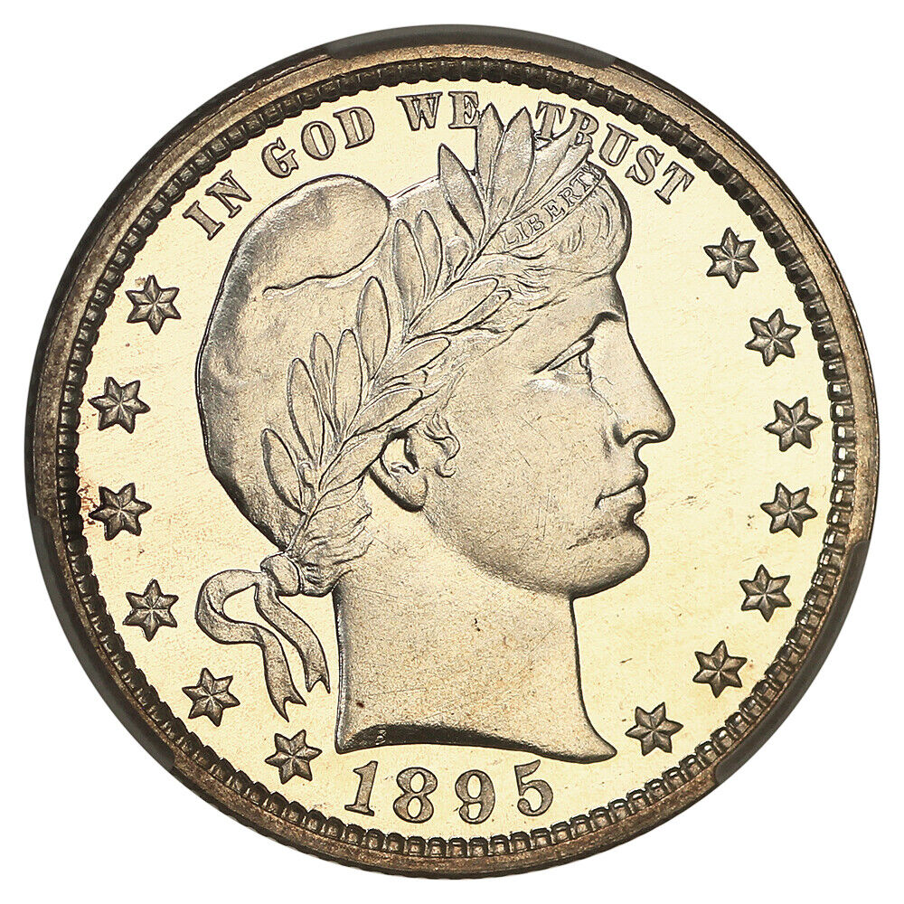 1895 25C CACG PR68CAM ex: D.L. Hansen - Barber Quarter