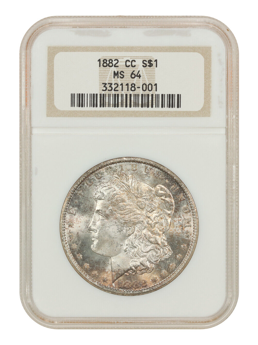 1882-CC $1 NGC MS64 - Morgan Dollar