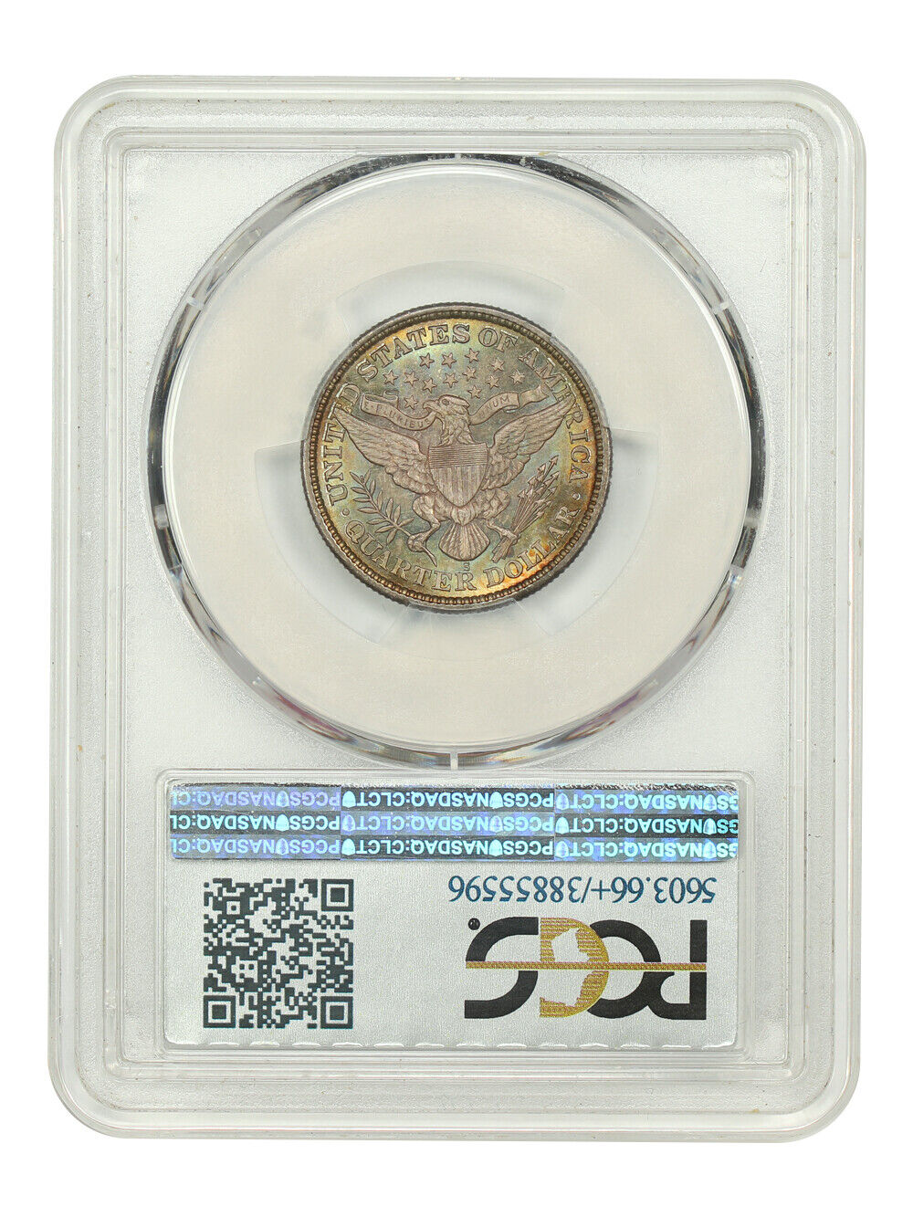 1892-S 25C PCGS MS66+ ex: Pogue - Barber Quarter