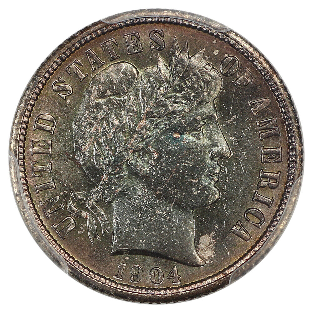 1904 10C PCGS MS66+ ex: D.L. Hansen