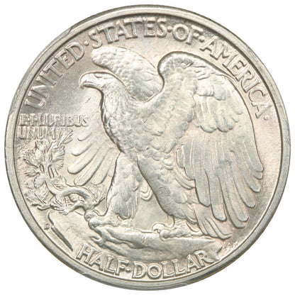 1947-D 50C PCGS MS65 - Walking Liberty Half Dollar