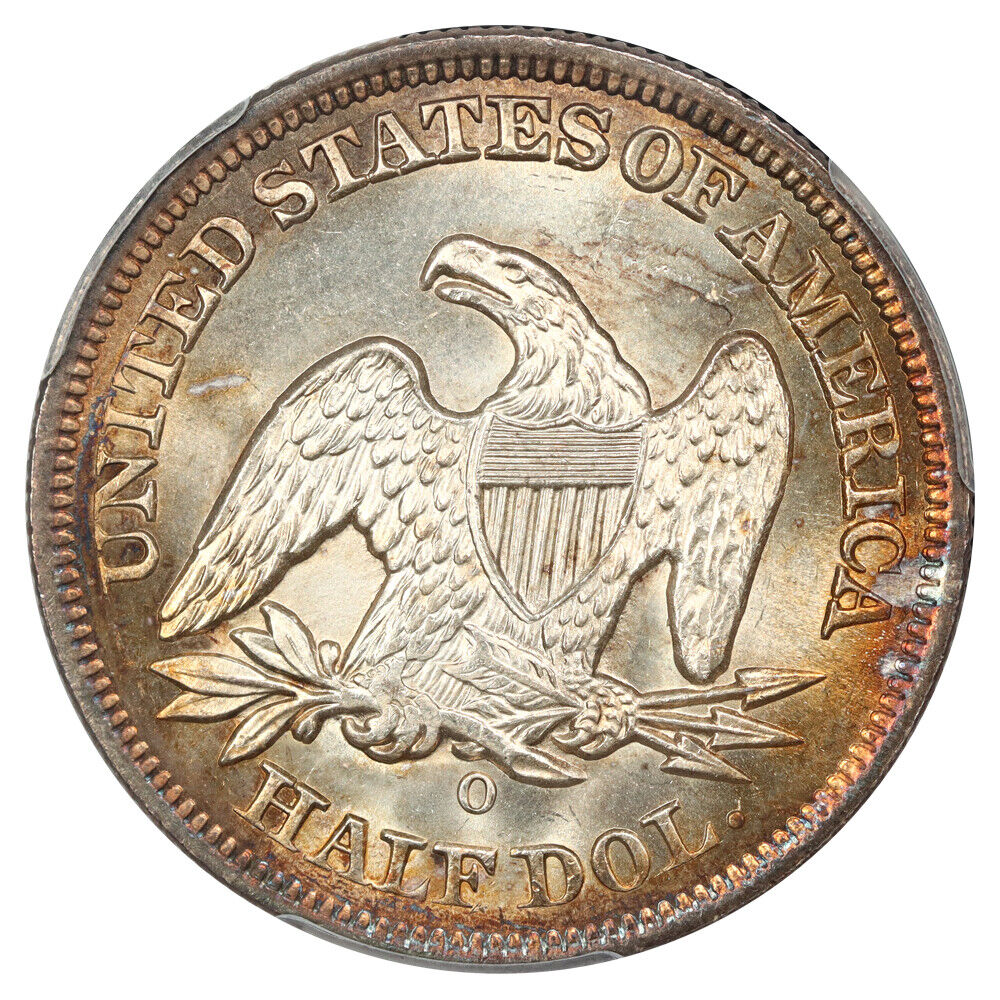 1854-O 50C PCGS MS66 (Arrows) ex: D.L. Hansen