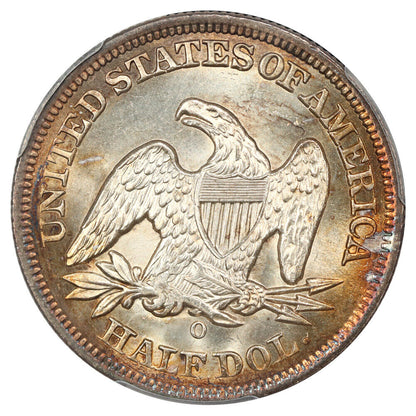 1854-O 50C PCGS MS66 (Arrows) ex: D.L. Hansen