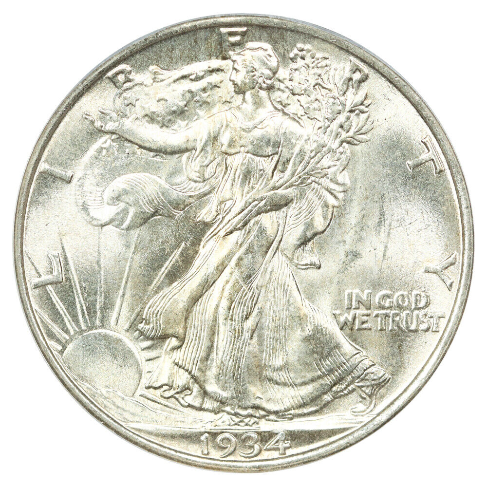 1934 50C PCGS MS66 - Walking Liberty Half Dollar