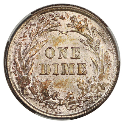 1912 10C CACG MS67 ex: D.L. Hansen - Barber Dime