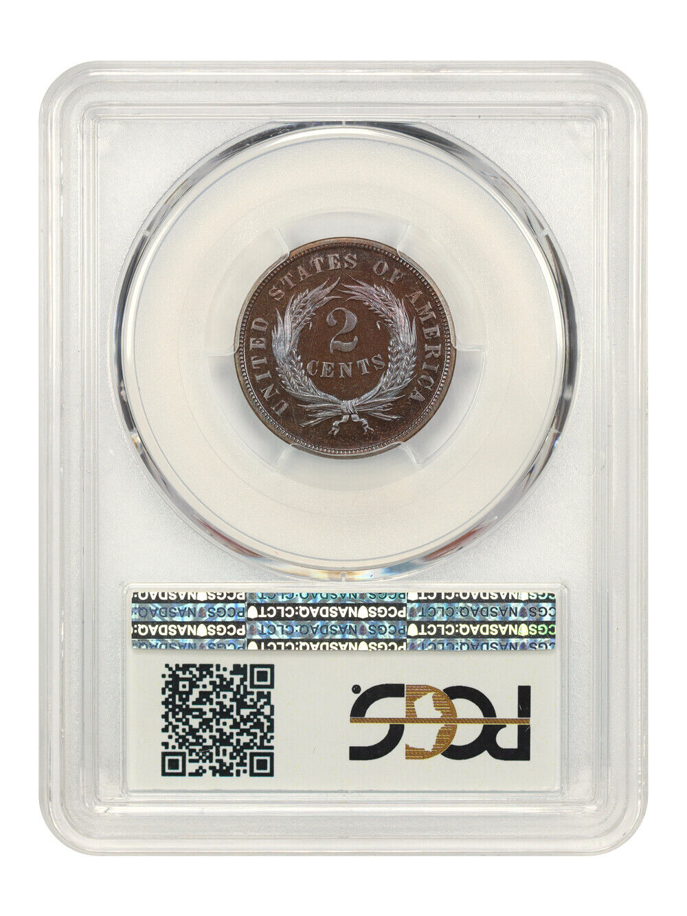 1868 2c PCGS Proof 67 BN ex: D.L. Hansen