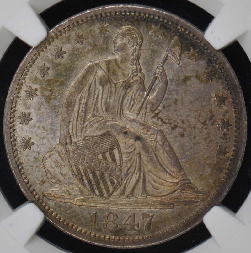 1847-O Seated Liberty Half Dollar - No Motto 50C NGC MS64