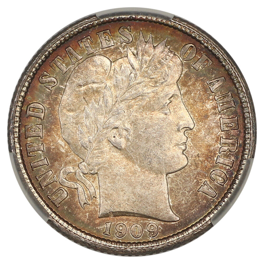 1909-D 10C CACG MS66 ex: D.L. Hansen - Barber Dime