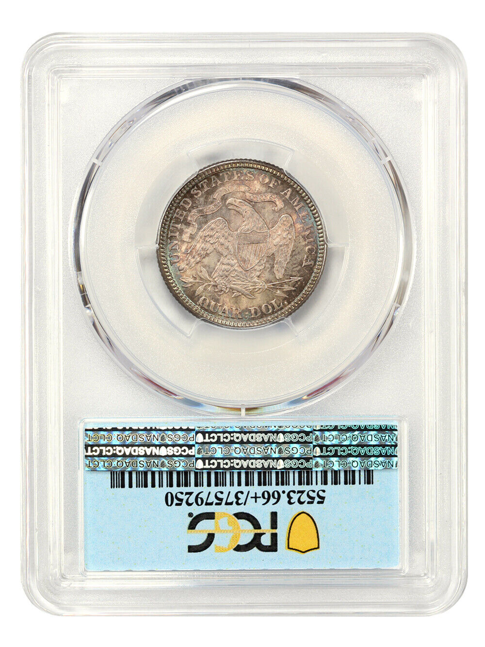 1890 25c PCGS MS66+ ex: D.L. Hansen