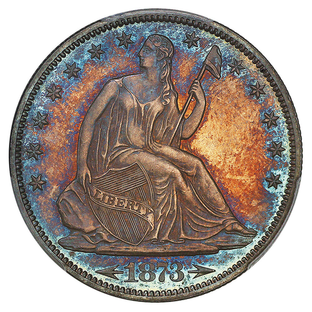 1873 50C PCGS PR65 (Arrows) ex: D.L. Hansen/Chrismor