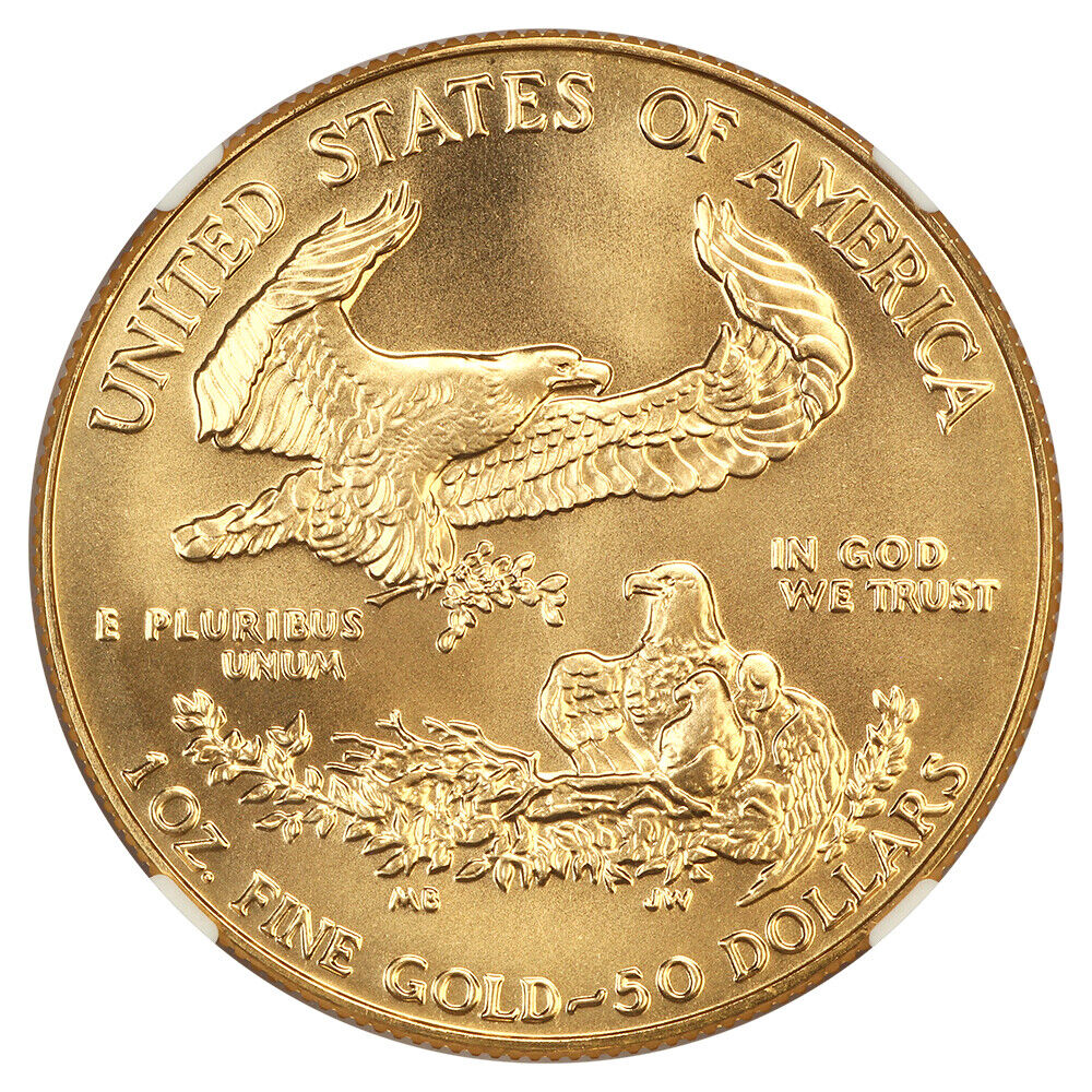 1988 $50 Gold Eagle NGC MS70 - $50 Gold Eagles