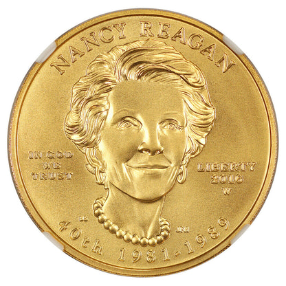 2016-W $10 Nancy Reagan NGC MS70