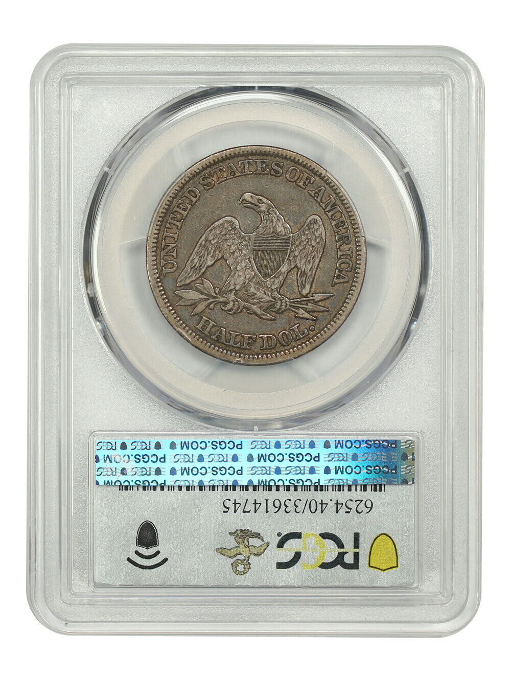 1846/Horiz 6 50C PCGS XF40