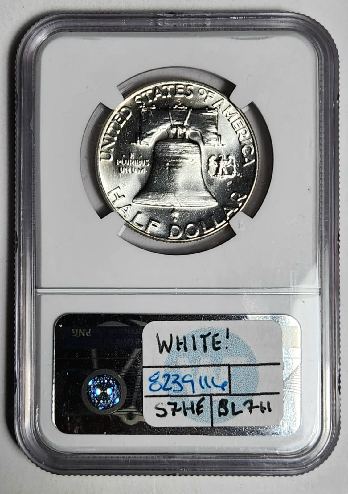 1963 D Franklin Half Dollar NGC MS-66+ - WHITE!