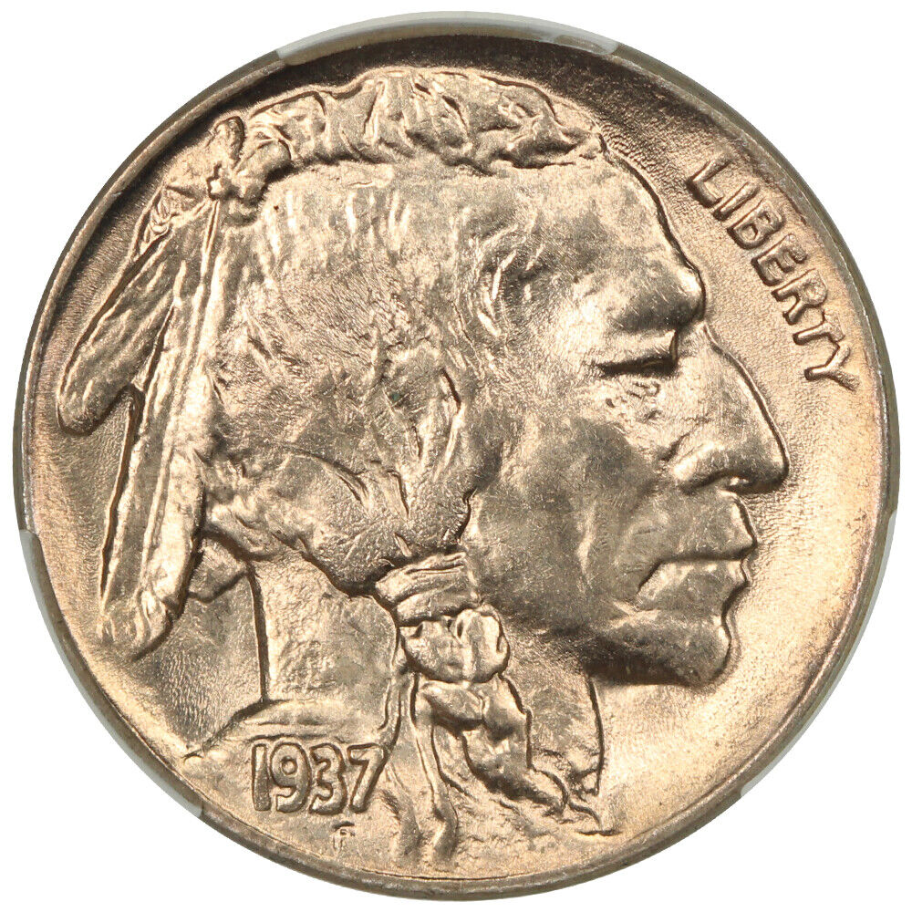 1937-D 5C CACG MS66 - Buffalo Nickel