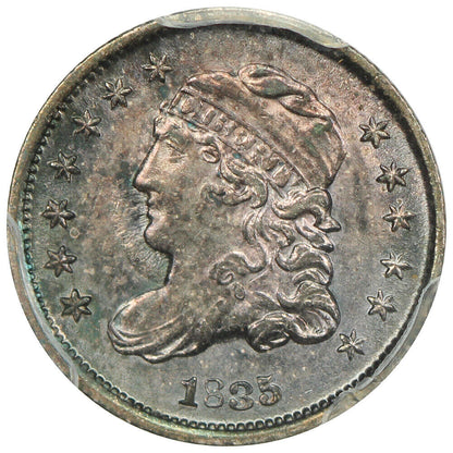 1835 H10C PCGS MS64 (Small Date, Small 5C) - Capped Bust Half Dime