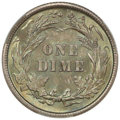 1899 10C CACG MS66+ ex: D.L. Hansen - Barber Dime