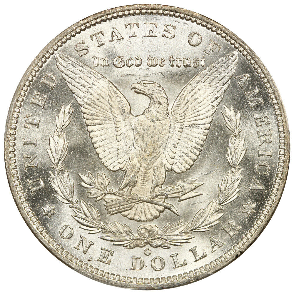 1892-O $1 PCGS MS66 ex: Vanderbilt/D.L. Hansen