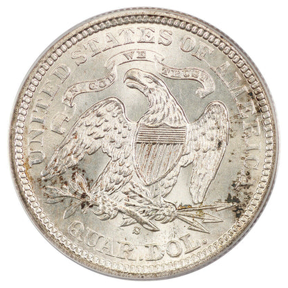 1874-S 25C PCGS MS64 (Arrows)