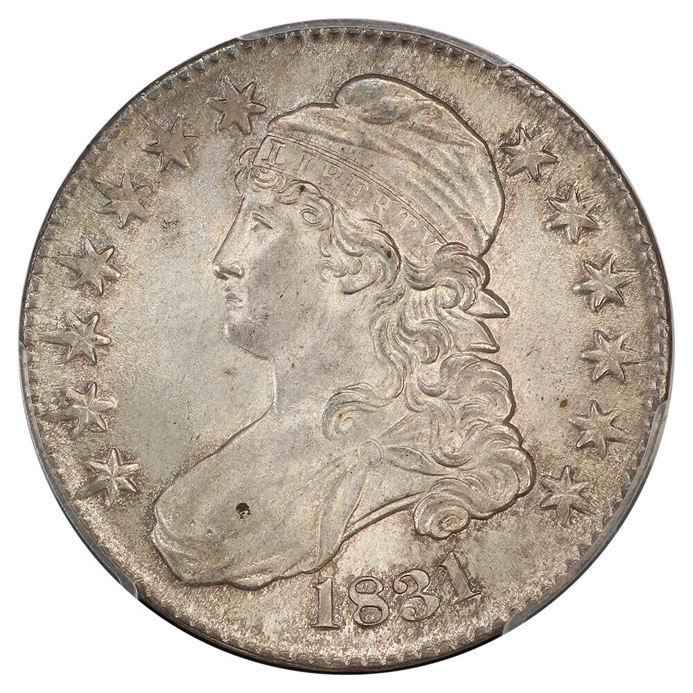 1831 50C PCGS MS65+ ex: D.L. Hansen